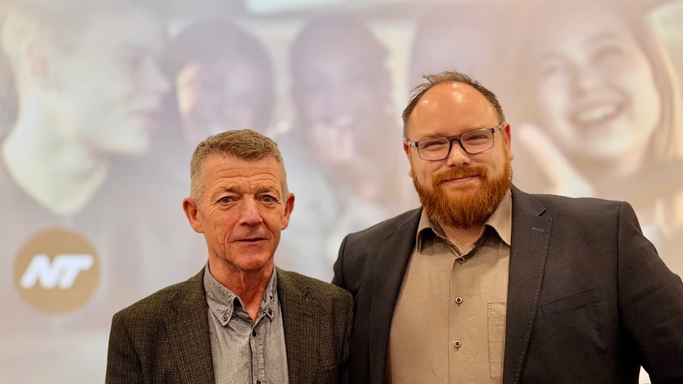 Formand Søren Kusk (tv) og næstformand Kenneth Skatka Hammer (th)